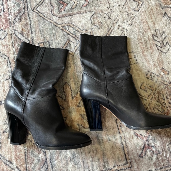 Jimmy Choo Music Stretch-Shaft Mid-Calf Boot in Black Leather Women’s Size EU 39 - Picture 9 of 15